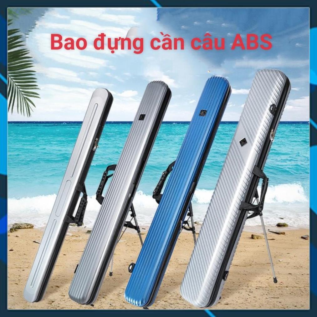 Bao Đựng Cần Câu Cá ABS Cứng Dài 1m25 Có Chân Chống _ Đồ Câu Cá