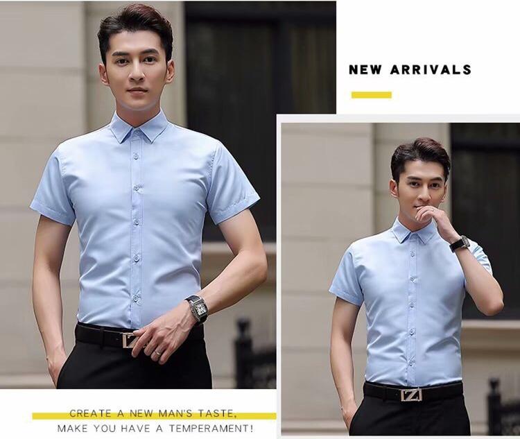 Áo Sơ Mi Nam Cộc Tay Trẻ Trung Cao Cấp SMC