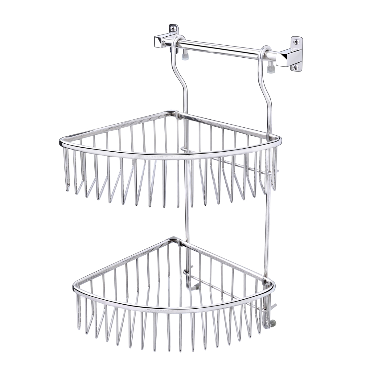 Kệ lưới góc 2 tầng treo inox 304 TOVASHU G2T
