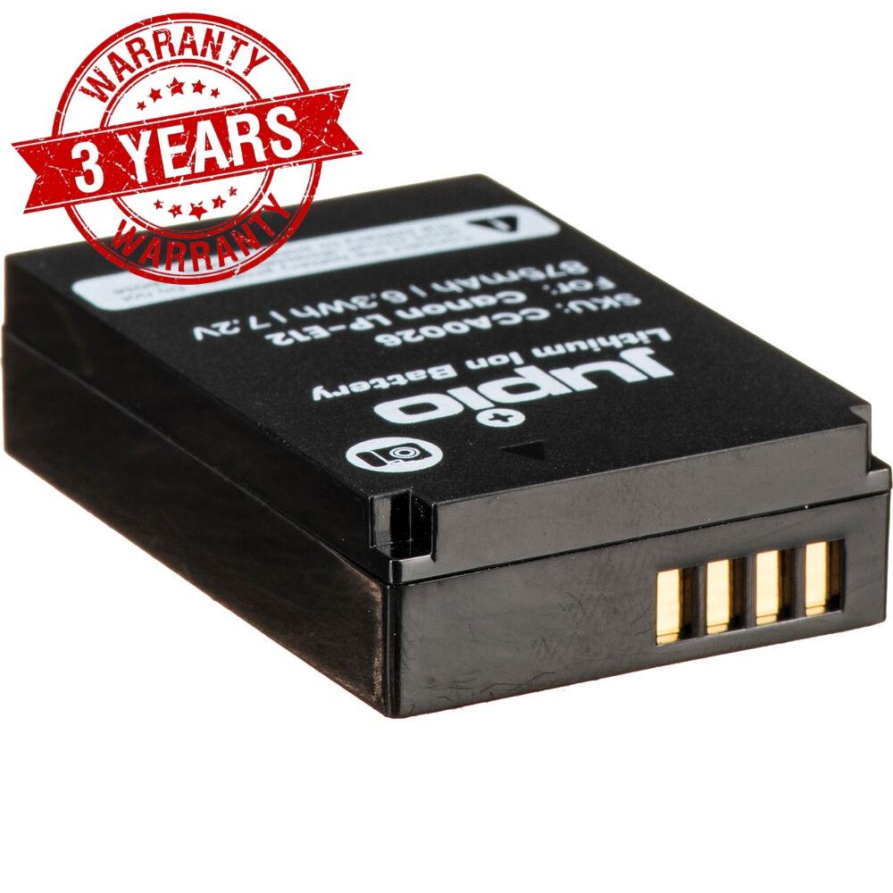 Pin máy ảnh hàng chính hãng Jupio LP-E12 875mAh 6.3Wh dùng cho Canon