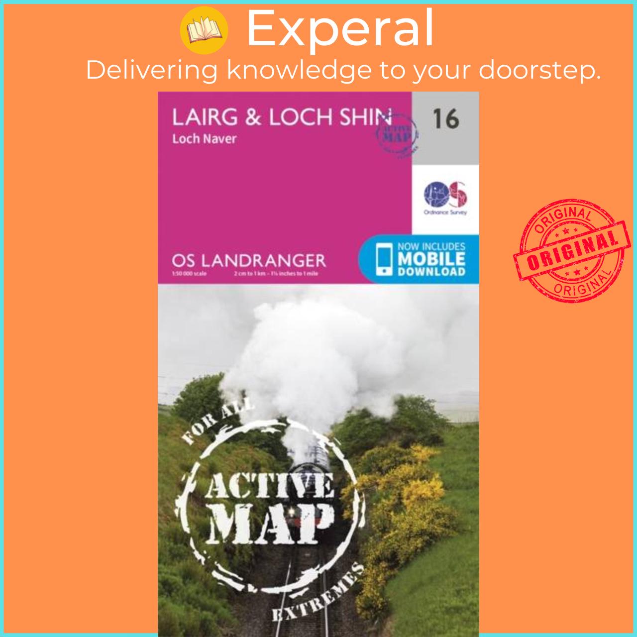 Hình ảnh Sách - Lairg & Loch Shin, Loch Naver by Ordnance Survey (UK edition, paperback)