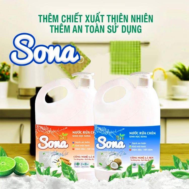 Nước Rửa Chén SoNa Hương Quế 1,6kg