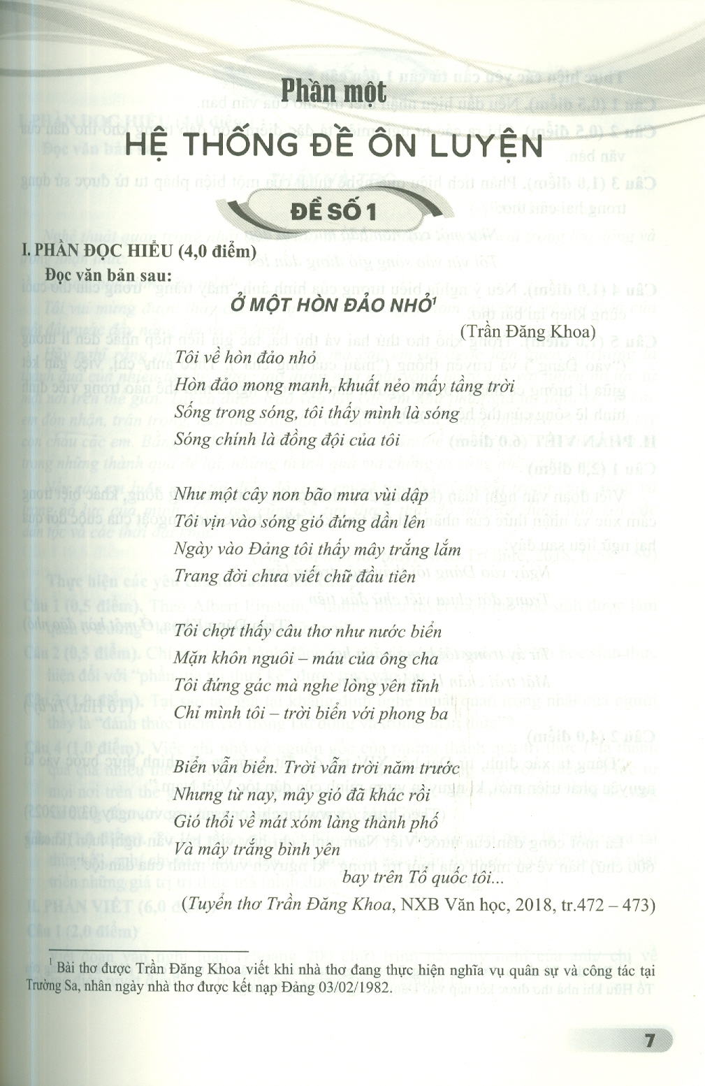 Bộ Đề Ôn Thi Tốt Nghiệp Trung Học Phổ Thông Môn Ngữ Văn - Thần Tốc Thực Chiến