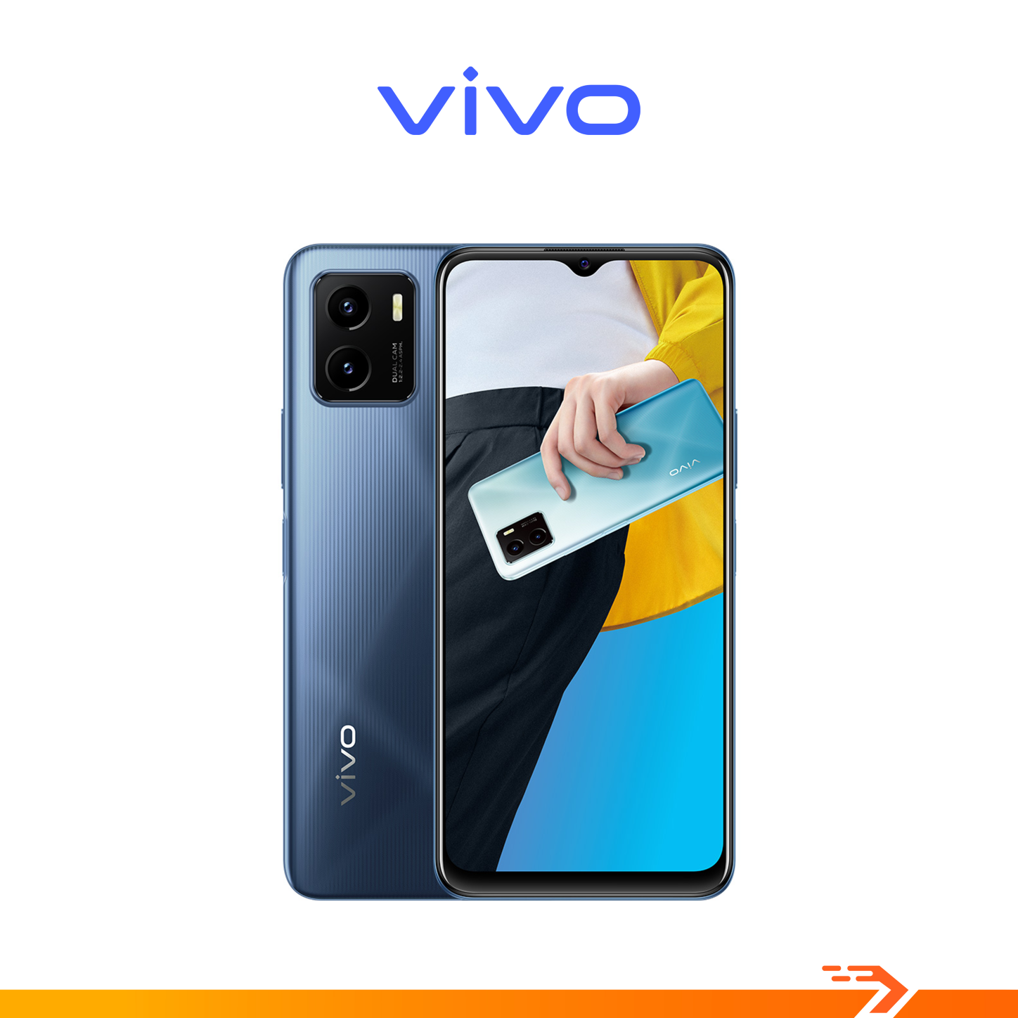 Điện thoại Vivo Y15s (3+32GB) xanh đen - Hàng Chính Hãng