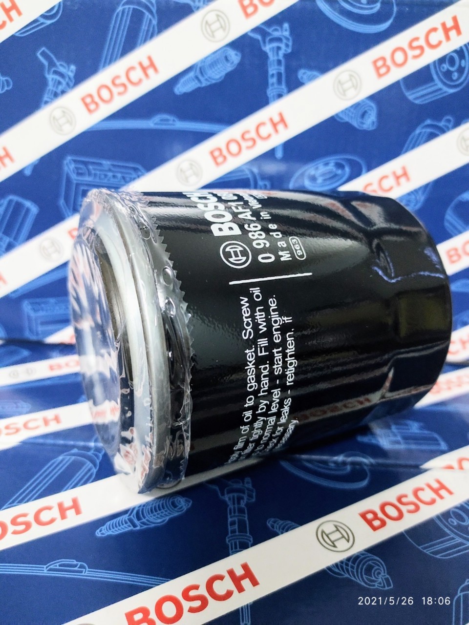 Lọc nhớt Bosch O1080 - Hyundai Solati; Mitsubishi Pajero Sport, Triton