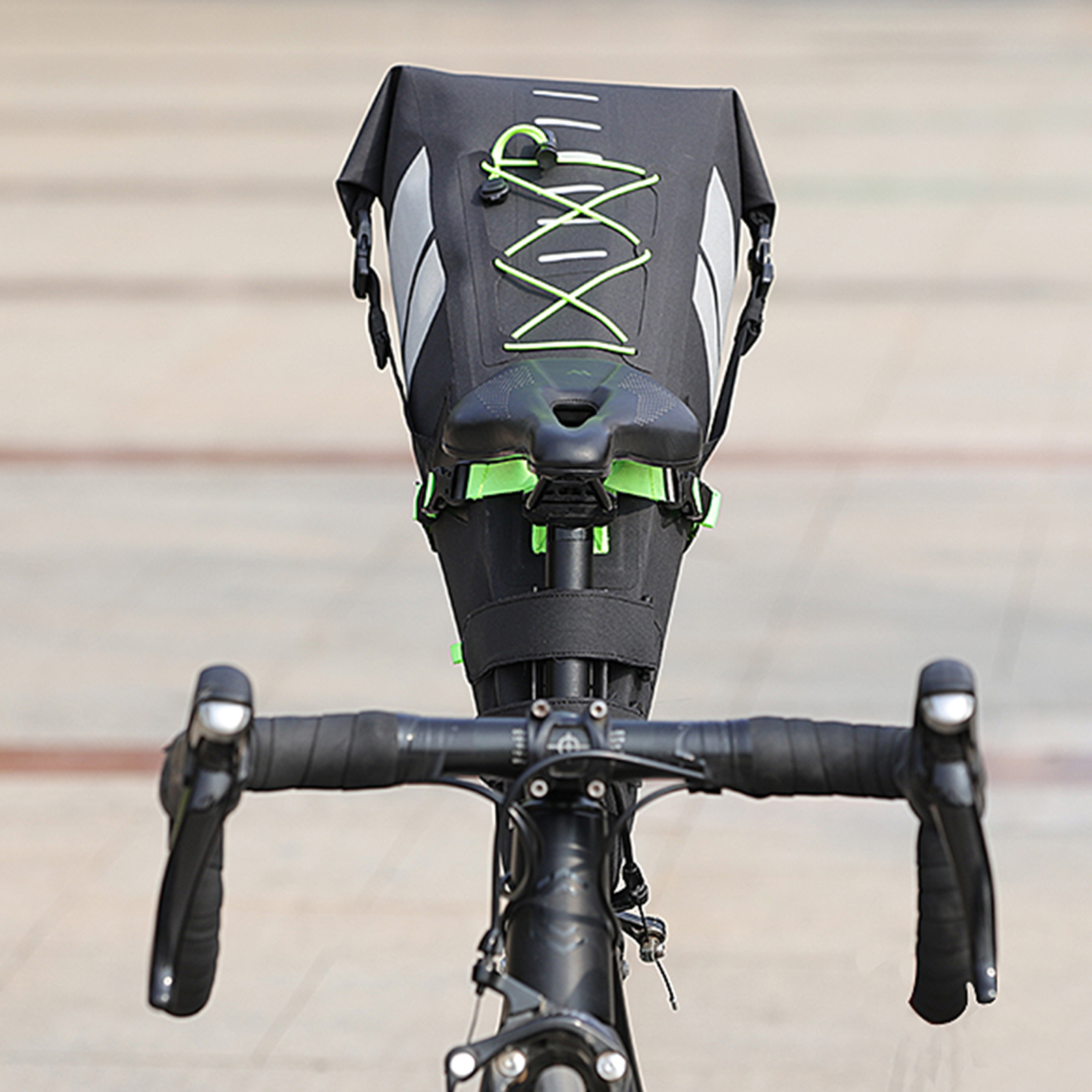 WEST BIKING Bike Bag Waterproof Reflective Large Capacity Saddle Bag MTB Cycling Equipment Tail Package