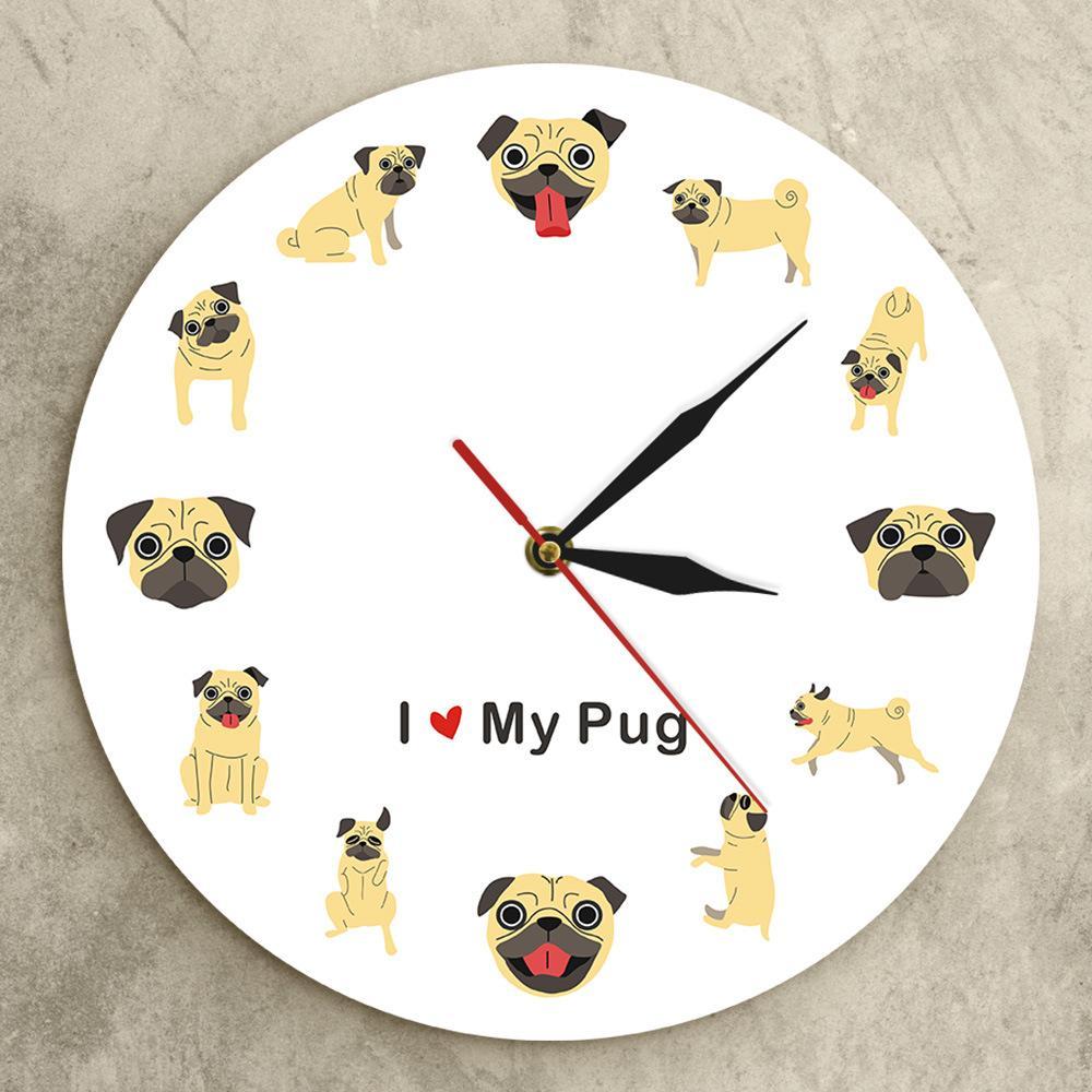 Wall Clock Cartoon Quiet Decorative Clock 12 inch for Kitchen