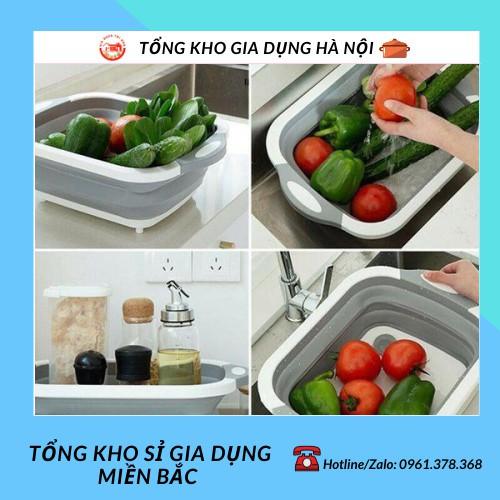 BÁN HỘP ĐỰNG QUÀ TẶNG 10K CHẬU KIÊM THỚT ĐA NĂNG GẤP GỌN 88011