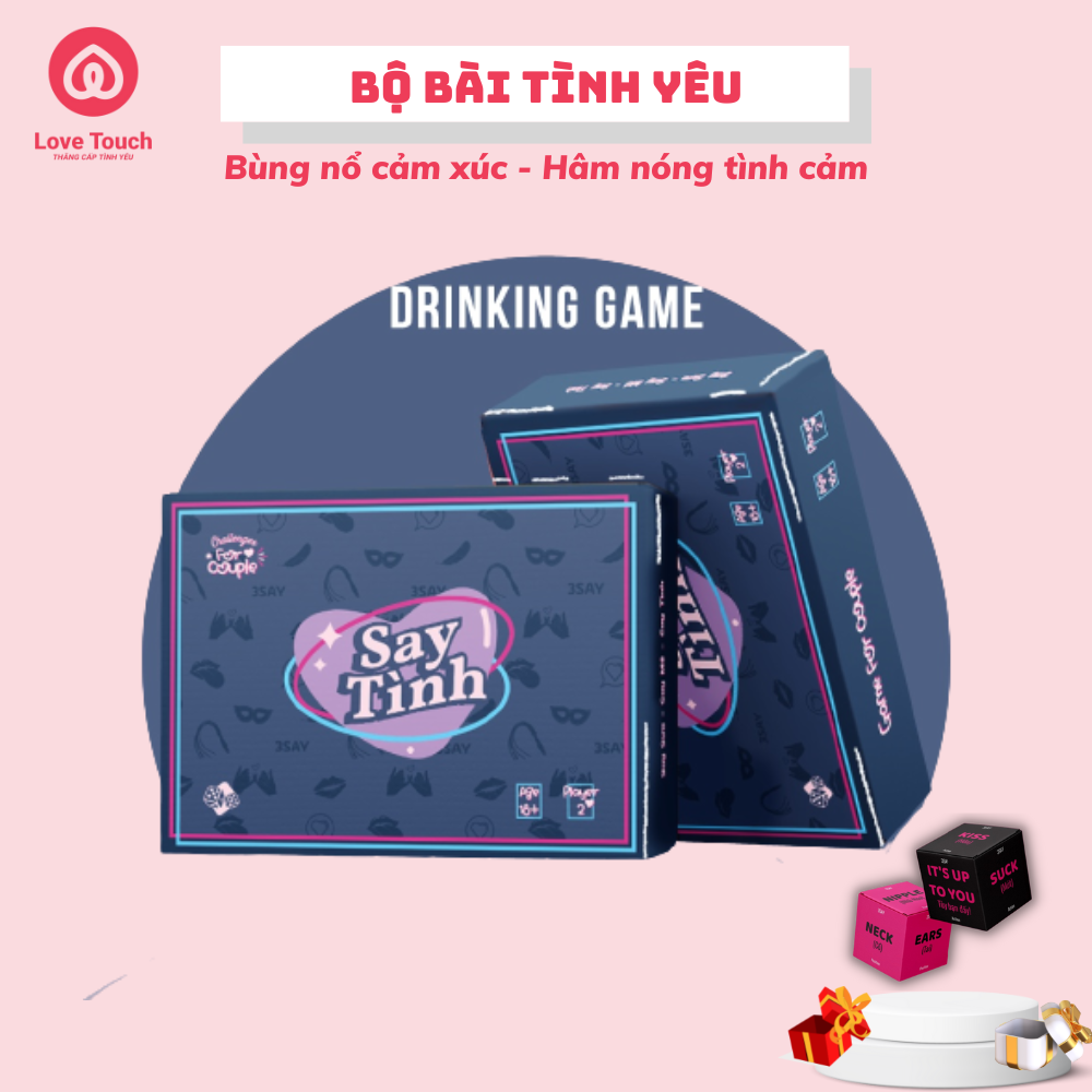 Bộ bài tình yêu drinking game dạo đầu SAY TÌNH 78 lá LOVE TOUCH cho cặp đôi hẹn hò