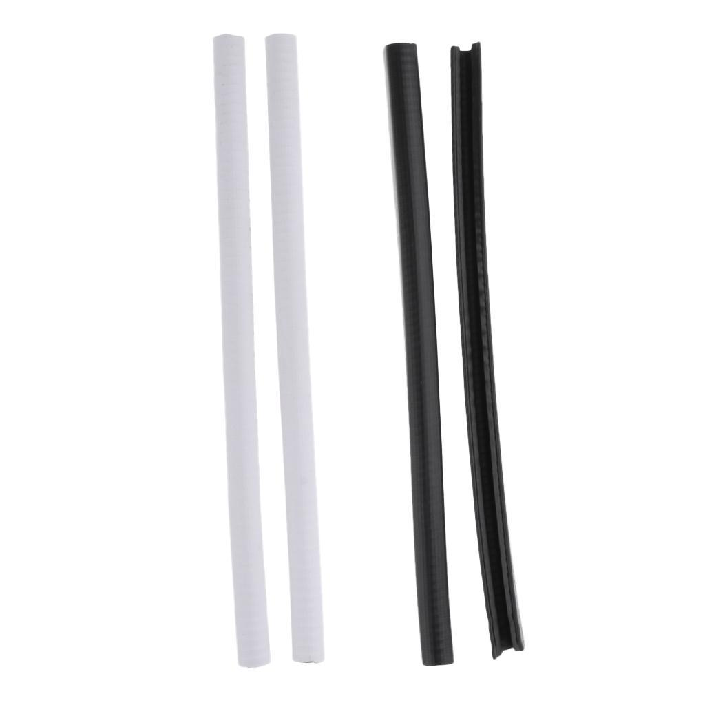 2Pcs Skateboard Longboard Nose Guard Tail Guard Edge Protection Rubber Strip