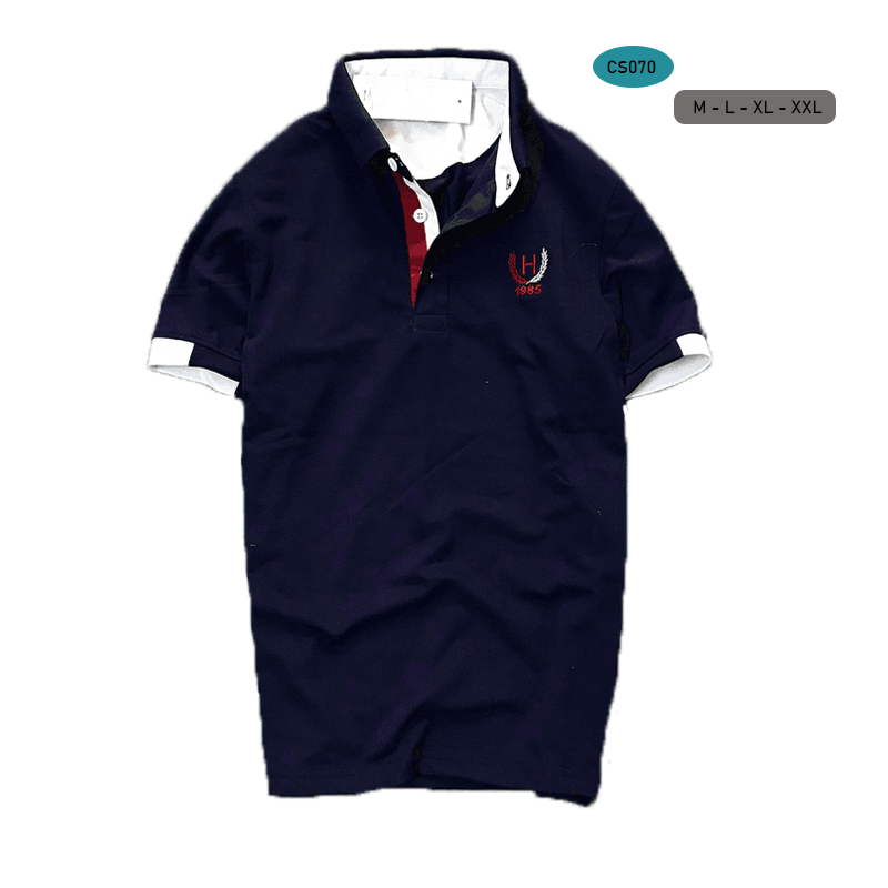 Áo Thun Nam POLO Cổ Bẻ Thêu Logo Bông Lúa Cao Cấp AC104