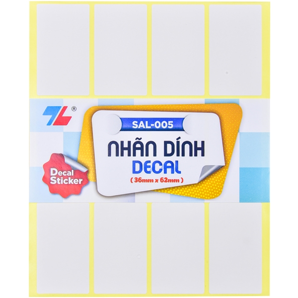 Bộ 2 Nhãn Dính Decal SAL-005