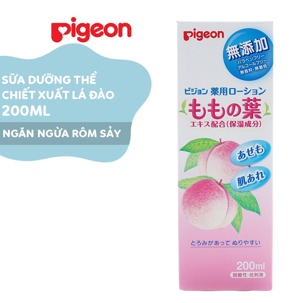 Sữa dưỡng thể chiết xuất lá đào Pigeon 200ml