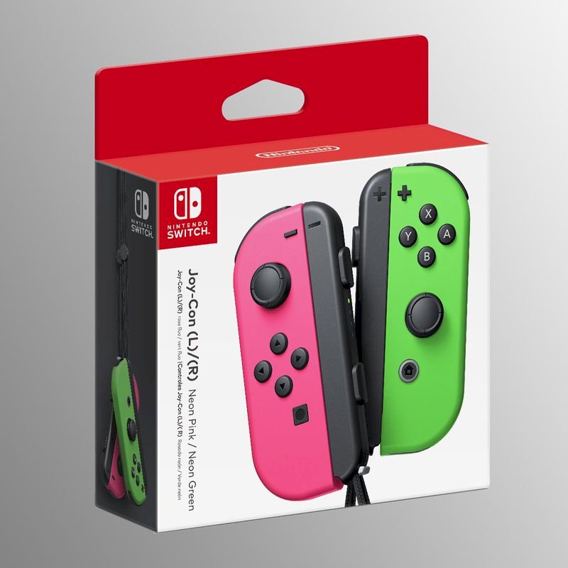 Tay cầm Nintendo Switch Joy‑Con Neon Pink/ Neon Green - Hàng Nhập Khẩu