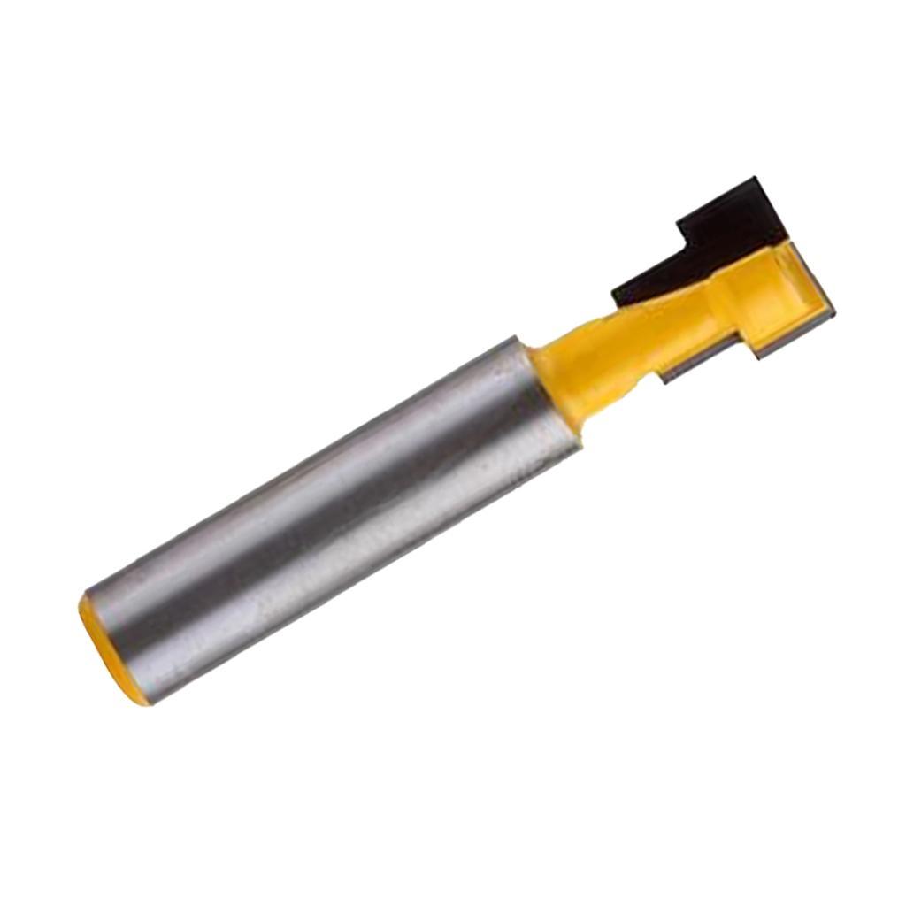 3-4pack 8mm Shank T-Slot Milling Cutter Router Bit for 1/4inch Hex Bolt