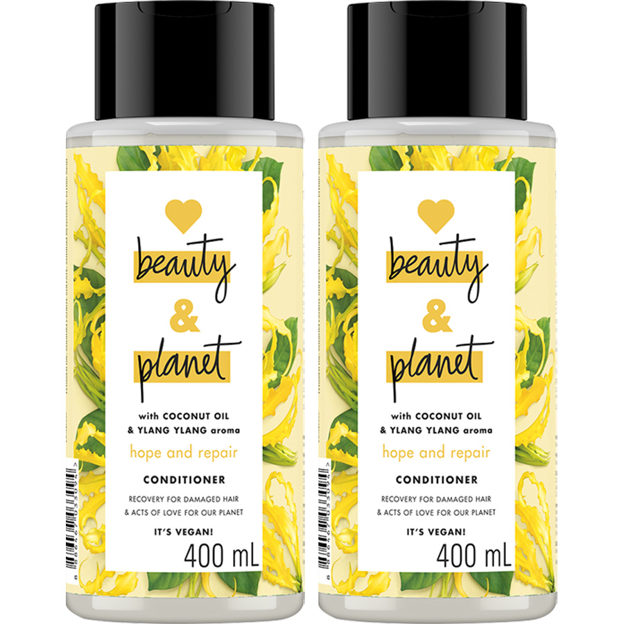 Combo 2 Dầu Xả Love Beauty And Planet Phục Hồi Hư Tổn 400ml