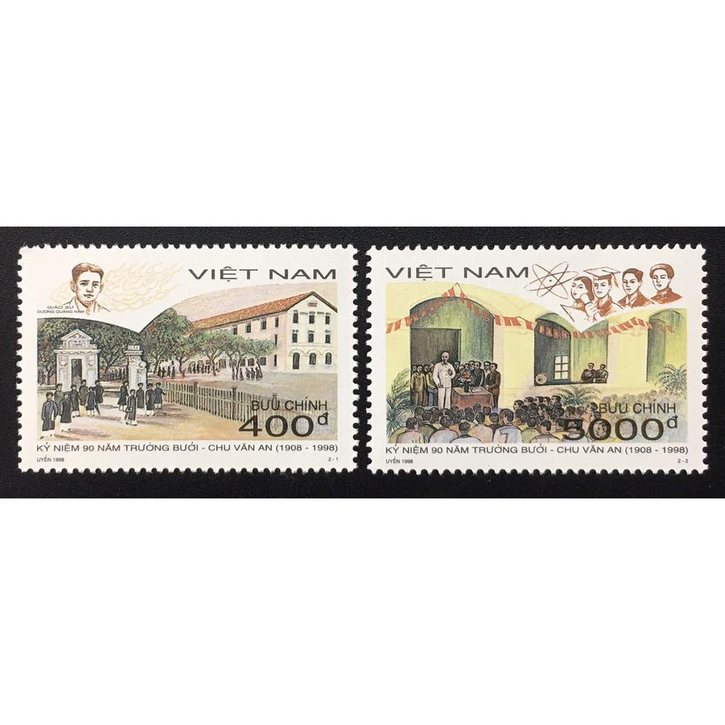Tem Việt Nam năm 1998 - 90 năm trường Bưởi - Chu Văn An
