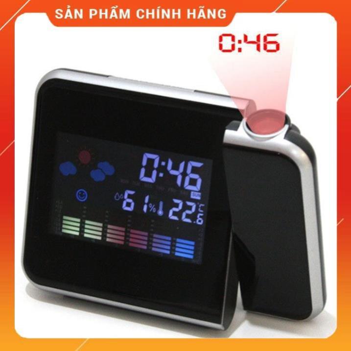 Đồng hồ báo thức kỹ thuật số với màu sắc màn hình đèn led chiếu đồng hồ bàn 206749