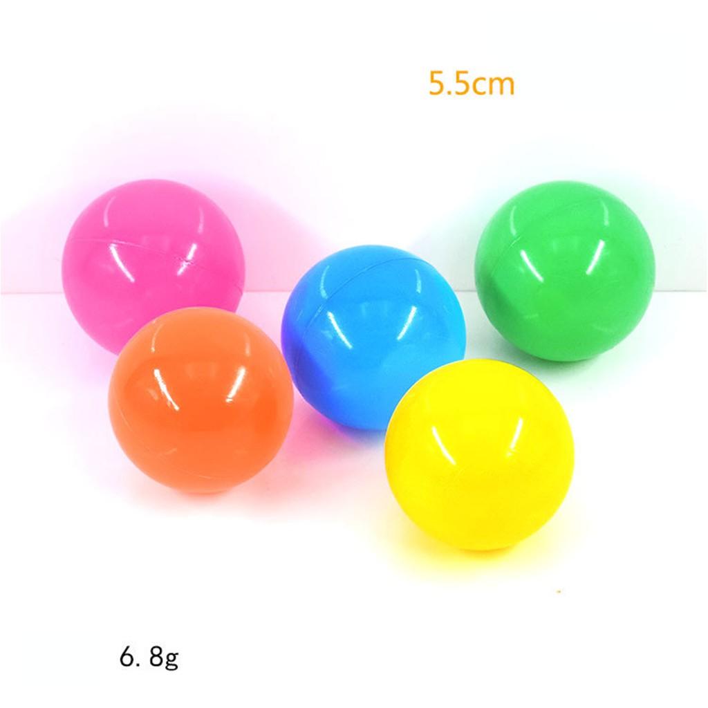 Sét 100 Bóng nhựa nhiều màu cho bé