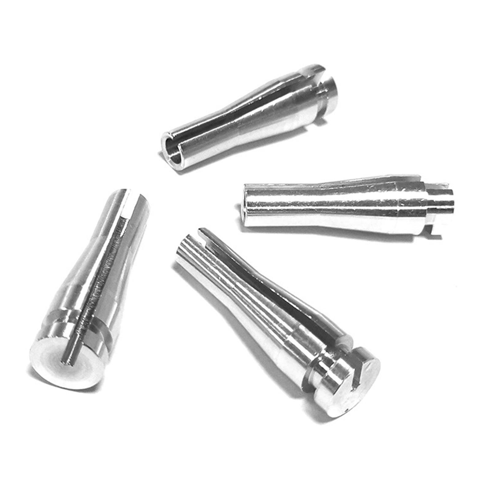 4x Car Door Latch Cable Repair , Replacement Aluminum Latch Lock Cable Ends for Good Performance Easy Installation