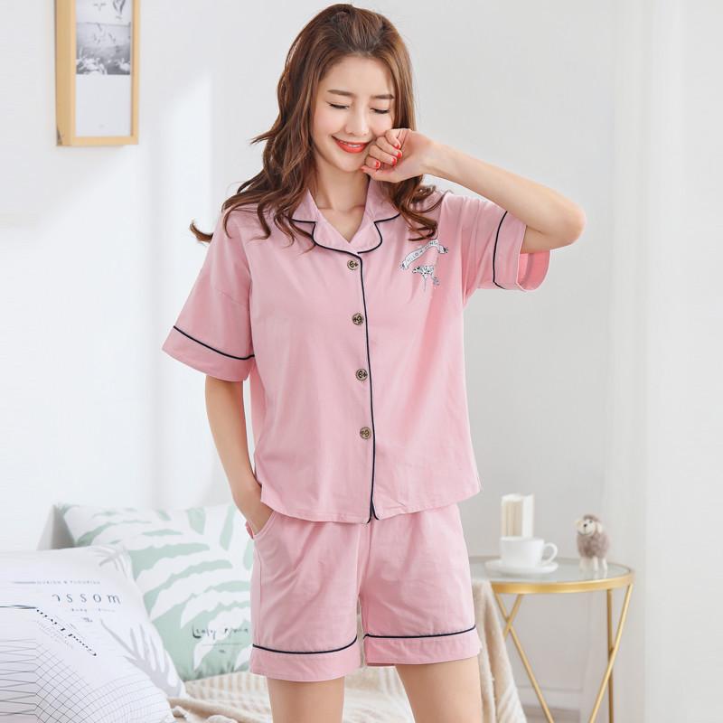 Đồ mặc nhà cổ lá sen- màu hồng