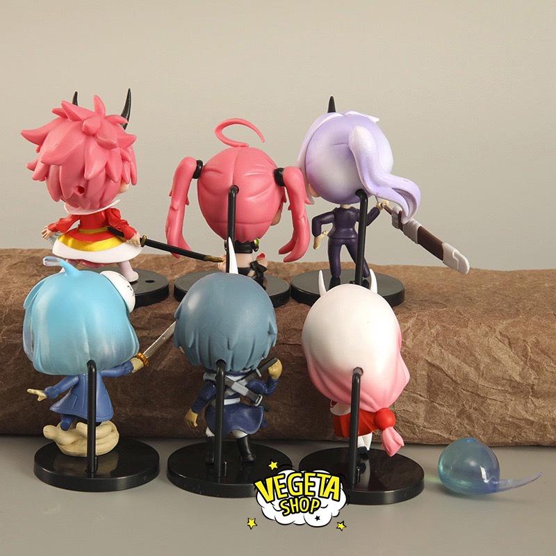 Mô hình Chuyển sinh thành Slime - Rimuru Tempest Shion Benimaru Milim Nava Souei Shuna - Cao 6~7cm - Anime Manga Slime
