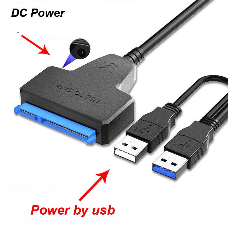 Bộ Chuyển Đổi USB 3.0 TYPE-C 3.1 SANG SATA 6 Gbps 2.0 2.5 Ổ Cứng Gắn Ngoài SSD Ổ Cứng 7 15/22 Pin III Cáp Cho PC Điện Thoại Laptop Nguồn Dc