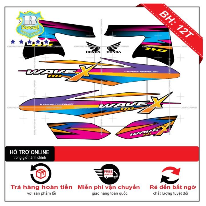 Tem rời wave X 2016 đen
