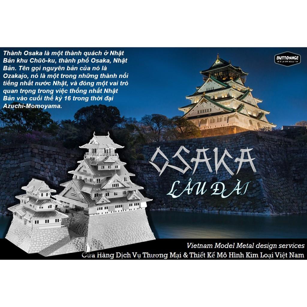 Mô Hình Lắp Ráp 3d Lâu Đài Osaka
