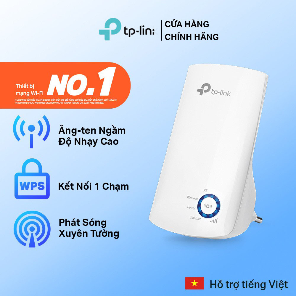 Bộ Mở Rộng Sóng Wifi TP-Lin TL-WA850RE Chuẩn N 300Mbps