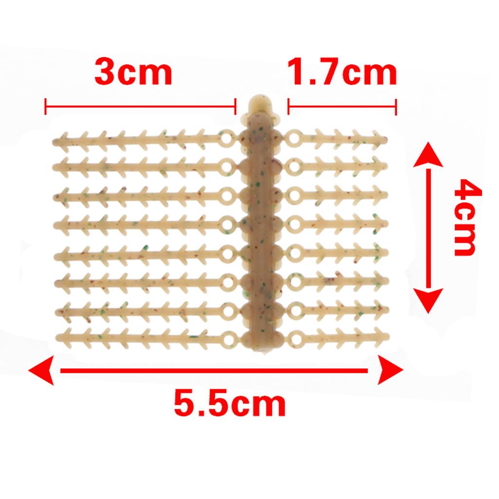 5pcs Carp Fishing Boilie Screw Hair Rig Stops Baits Stopper Terminal Tackle