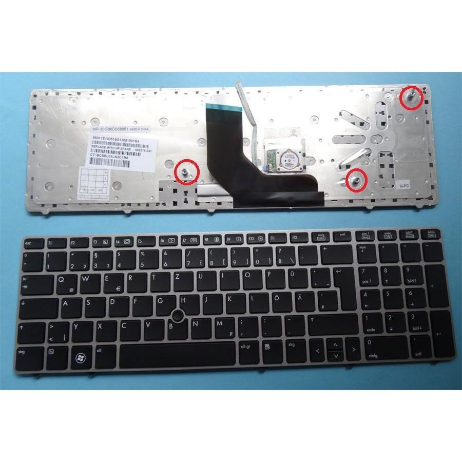 (KEYBOARD) BÀN PHÍM LAPTOP HP 8560P (CÓ CHUỘT) dùng cho ProBook 6560b 6565b 6570b 6575b, Elitebook 8560p 8570p