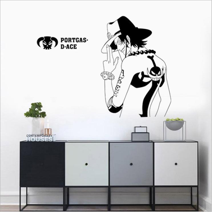 Decal 3D Anime One Piece Trang Trí Nhà Cửa - Decal Dán Tường Đảo Hải Tặc Cao Cấp AmyShop