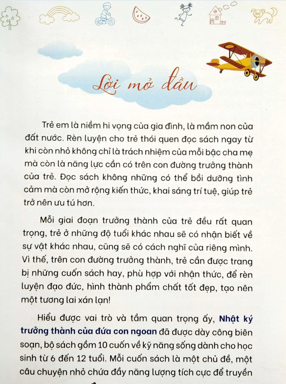 Nhật Ký Trưởng Thành Của Đứa Con Ngoan - Kỹ Năng Sống Dành Cho Học Sinh - Con Là Người Tự Giác (Sách Bản Quyền) - Tái Bản