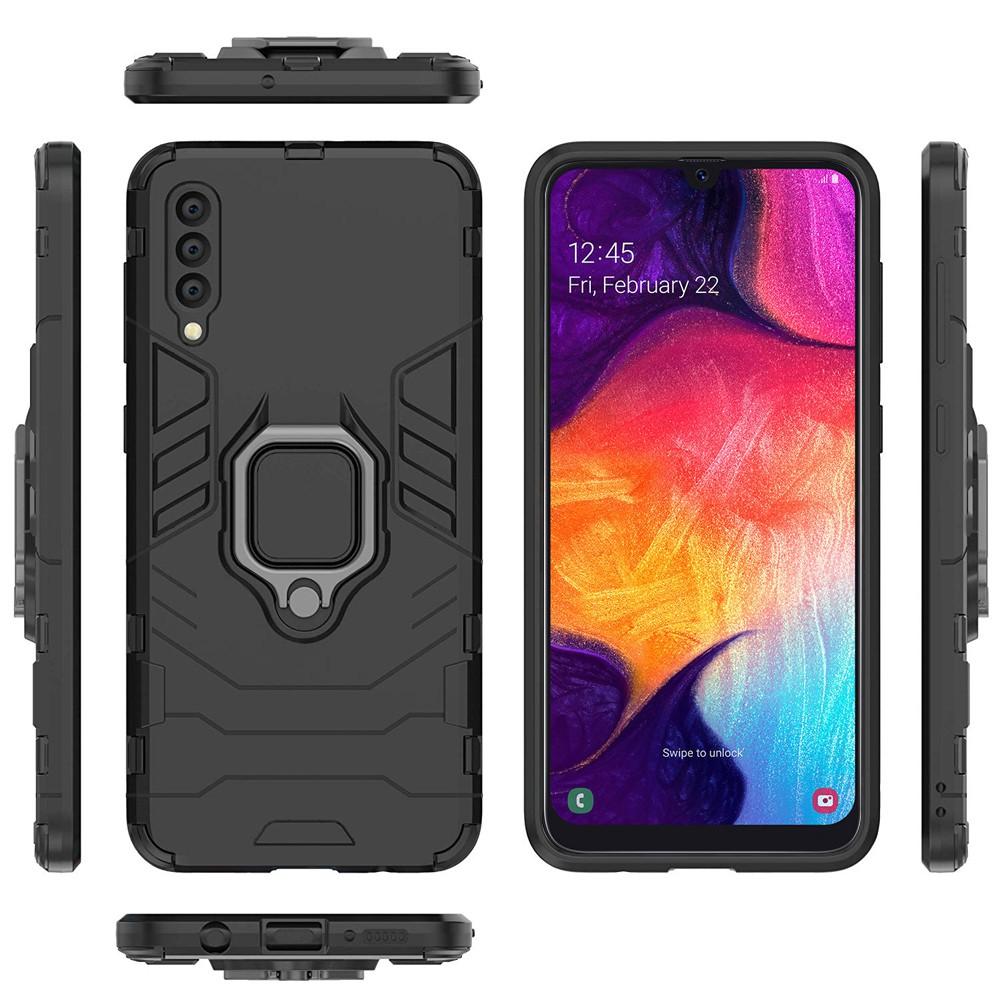 Ốp lưng cho Samsung A30s iron man chống sốc kèm nhẫn xoay chống xem video bảo vệ camera