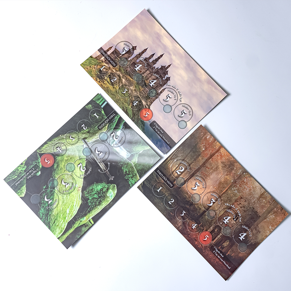 Board Game Avalon Việt Hóa - ẩn vai kịch tính hấp dẫn dành cho 5-10 người chơi