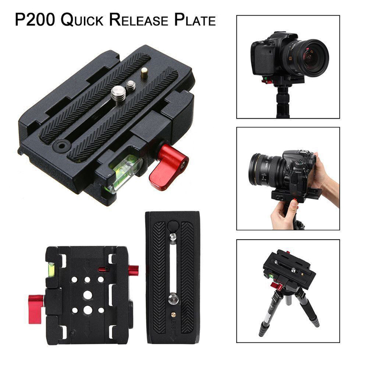 Tấm đế Plate P200 gắn glidecam thanh trượt dolly slider