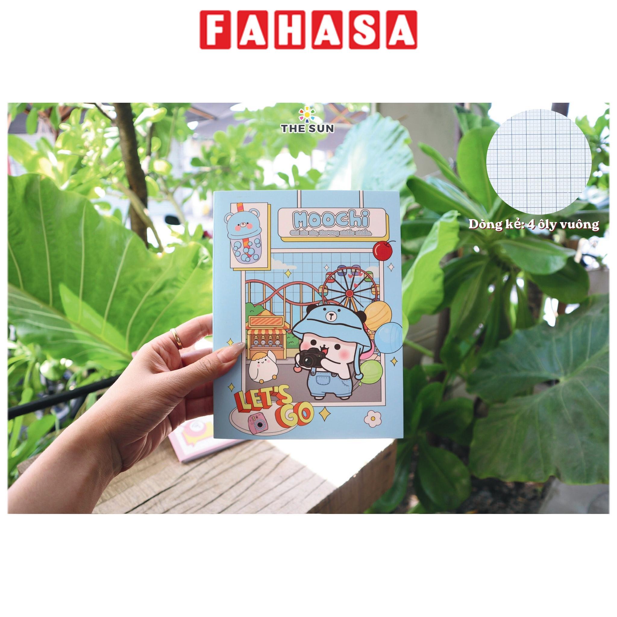 Tập Học Sinh Moochi - 4 Ô Ly Vuông - 96 Trang 120gsm - The Sun - Gấu