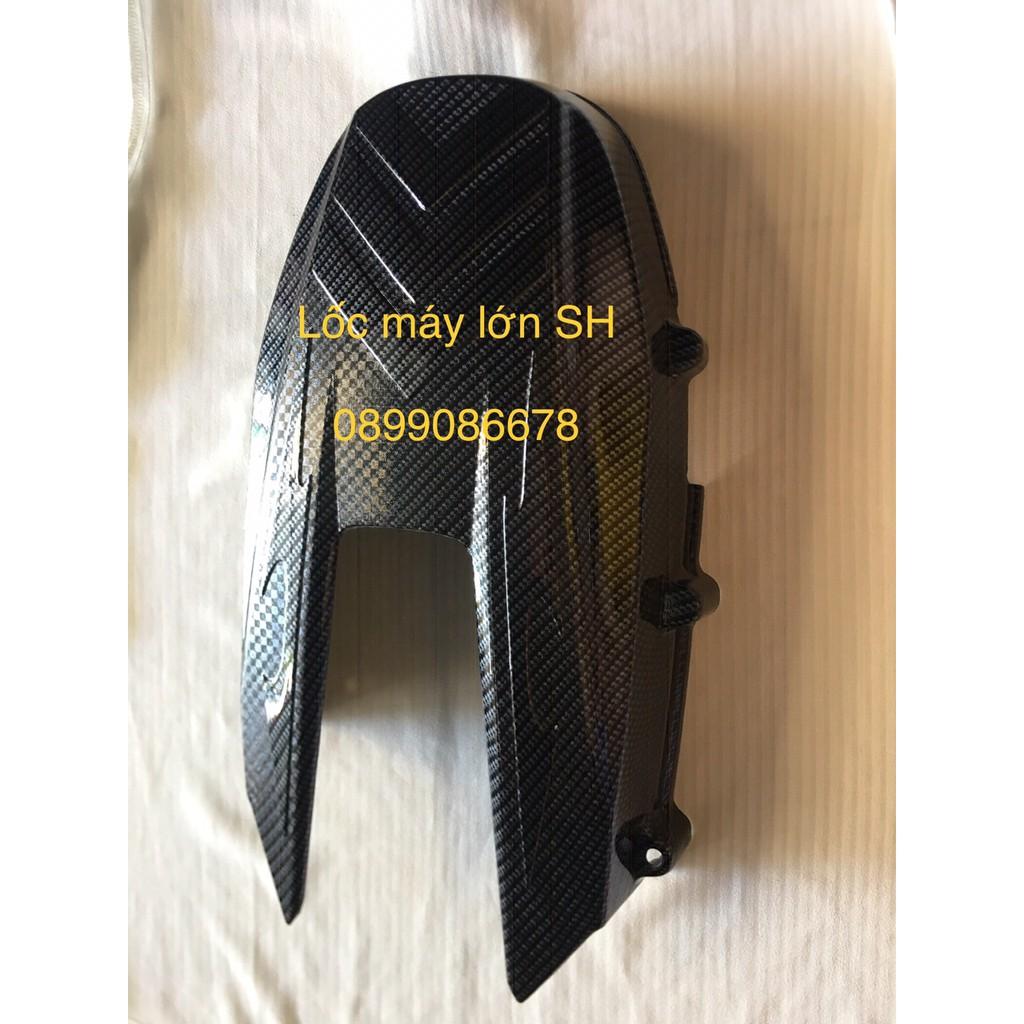 Ốp Lốc Máy Lớn Carbon Dành Cho Honda Sh 2017, Sh 2018, Sh 2019 - Phụ Kiện Đồ Chơi, Ốp Trang Trí, Bảo Vệ Honda Sh Cacbon
