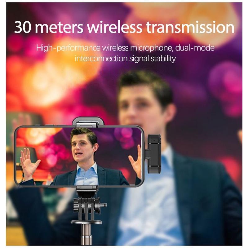 Micro ko dây/mini mic livestream/micro không dây cài áo/tablet táo/Android Vlog Type-C/Hải cảng Micrô