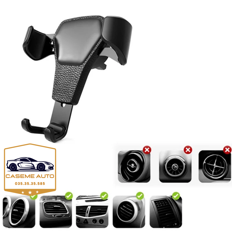 Kẹp Điện Thoại Gắn Cửa Gió Xe Hơi, Giá Đỡ Điện Thoại Gắn Cửa Gió Điều Hoà Ô Tô - Hàng Nhập Khẩu