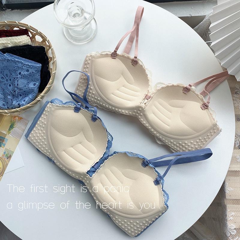 Áo lót su ren hoa 2 dây đệm dày 0779