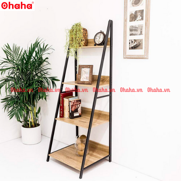 KỆ TRANG TRÍ PHÒNG KHÁCH THIẾT KẾ SANG TRỌNG OHAHA - KTT019