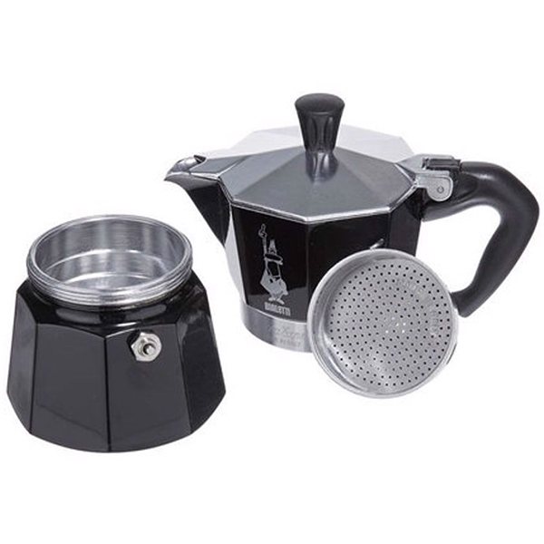 Bình Pha Cà Phê Bialetti - Mokka 3 Cup 0004952 - Màu Đen