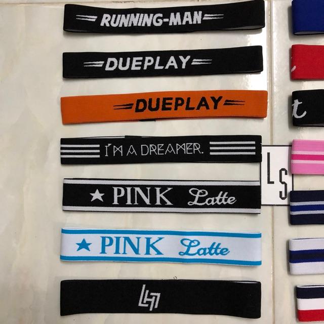  Băng đô Headband KPOP LUHAN EXO, DUEPLAY , PINK LATTE, SWEET