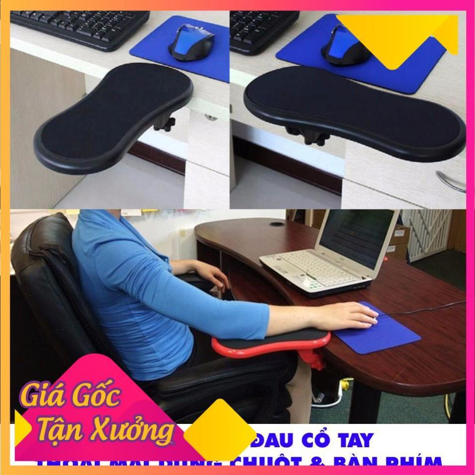 Giá Đỡ Kê Tay Khi Dùng Chuột Kẹp Bàn Xoay 360 Độ Chống Mỏi, Chống Thoái Hóa Cổ Tay FREESHIP  TP'S