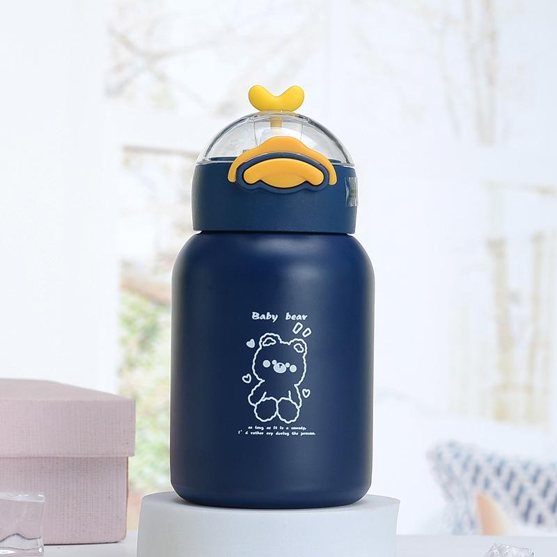 Bình đựng nước cho bé inox 500ml đựng sữa cho bé giữ nhiệt lâu dễ dàng mang đi,để trong balo túi sách