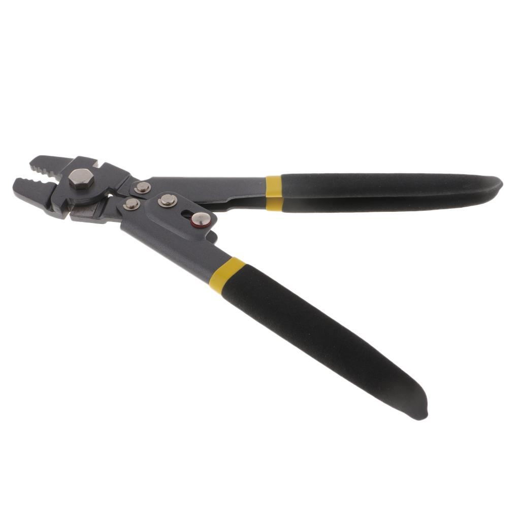Stainless Steel Fishing Pliers Wire Rope Swager Crimpers Fishing Crimping Pliers Line Cutter