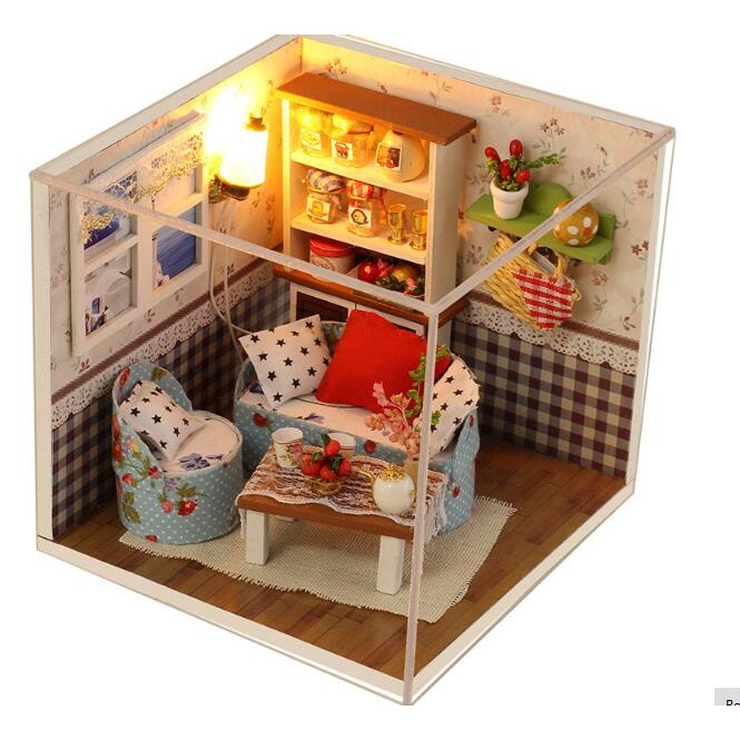 Mô hình nhà gỗ búp bê DIY - Warm Memories M004