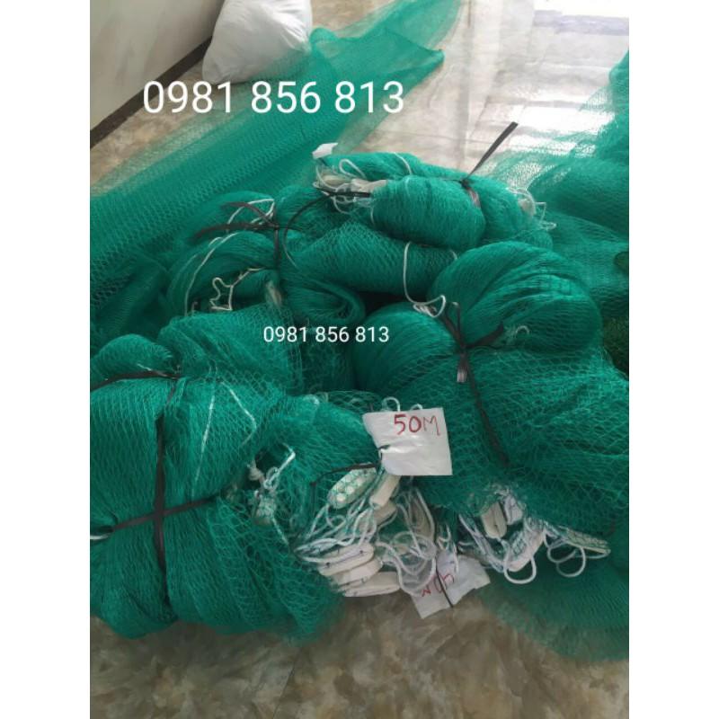 Lưới vét cá – Lưới quét cá ao hồ cước Thái mắt 4cm dài 30 cao 2m túi 4m siêu bền siêu thoáng